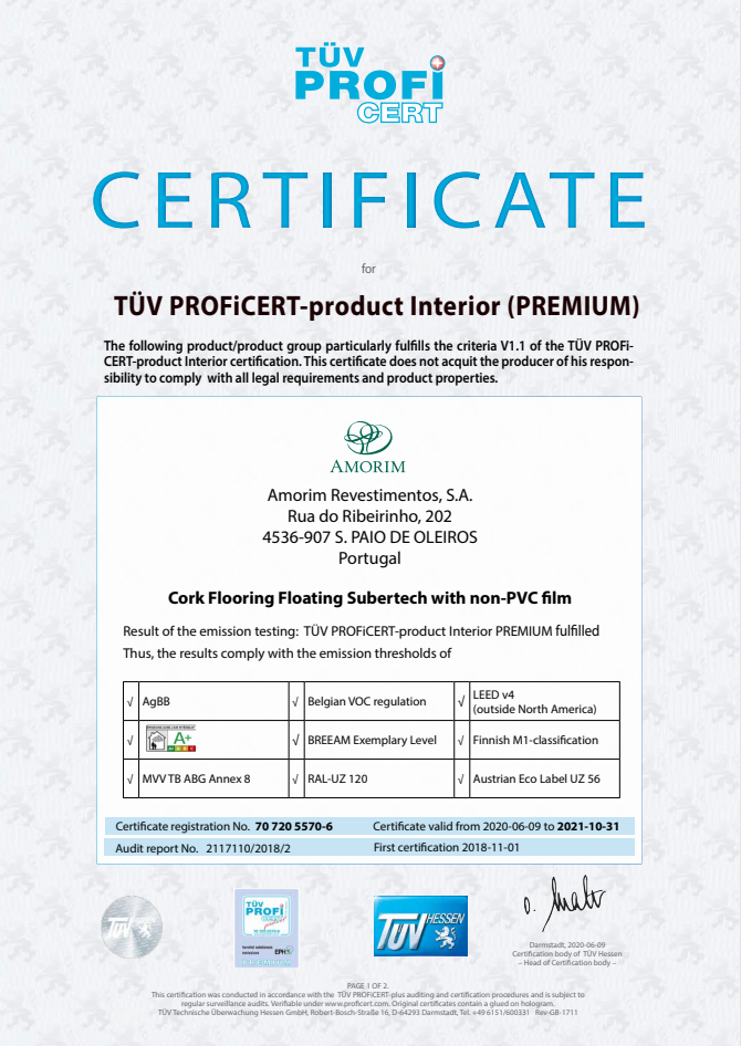 TüV -PROFiCERT認證（實木影印系列）